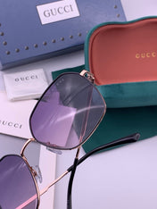 GUCCI 26S SQUARE FRAME IN METAL 422498