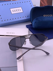 GUCCI 26S AVIATOR FRAME IN METAL 422537