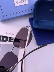 GUCCI 26S SQUARE FRAME IN METAL 424709