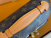RUSH BUMBAG 30 IN BROWN MONOGRAM DUST CANVAS