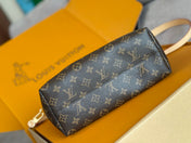 LV 25S BOÉTIE TOTE 25 IN BROWN MONOGRAM COATED CANVAS AND CALFSKIN GOLD HARDWARE