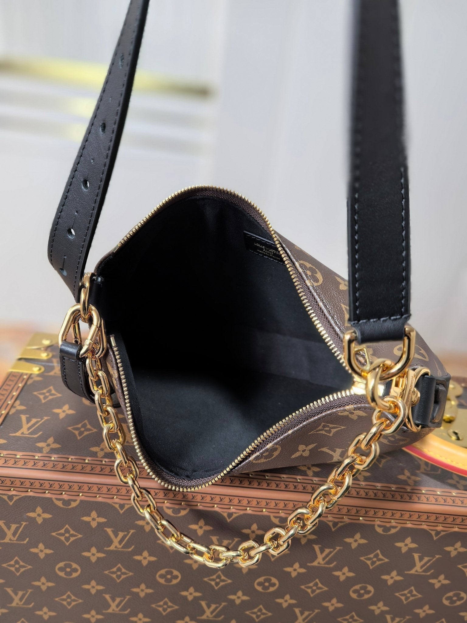 COOKIE BB 28.5 IN BROWN MONOGRAM CANVAS