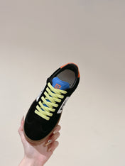 BALMAIN 26S SNEAKERS IN BLACK SUEDE