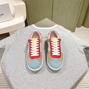 BALMAIN 26S SNEAKERS IN MULTICOLOR SUEDE
