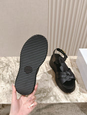 CHLOÉ 26S HIGH-HEELED SANDALS IN BLACK LAMBSKIN