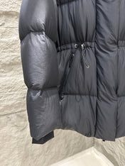 PRADA 25S MEDIUM-LENGTH GOOSE DOWN COAT 227