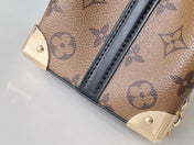NOE PURSE 11.5 NANO CHARM BROWN MONOGRAM REVERSE CANVAS