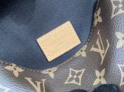 NANO DIANE 19 IN BROWN MONOGRAM CANVAS AND LEATHER TRIM