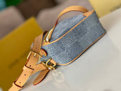 CHESS MESSENGER 24 IN COLUMBIA BLUE DAMIER DENIM 3D