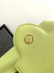 CAPUCINES BB 27 IN PEAR GREEN TAURILLON GOLD HARDWARE