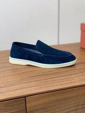 LP SUEDE SUMMER WALK LOAFERS NAVY BLUE