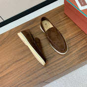 LP LOAFERS 25S IN DARK BROWN SUEDE