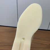 LP LOAFERS 25S IN CREAM WHITE LAMBSKIN