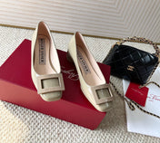 U LOOK BALLERINAS IN GURKHA GLOSSY CALFSKIN