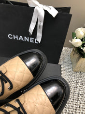 SHORT BOOTS  BEIGE CREAM MIX BLACK SUEDE LAMBSKIN