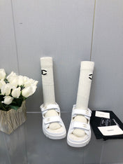 DAD SANDAL WHITE LAMBSKIN