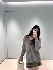 MIUMIU V-NECK SWEATER STYLE 761
