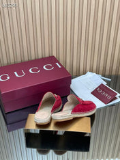 GUCCI 26S LOAFER MULES IN DARK RED SUEDE