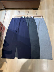 LORO PIANA 26S BARREL LEG WIDE PANTS 853