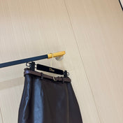 DIOR 26S LEATHER SKIRT 1178