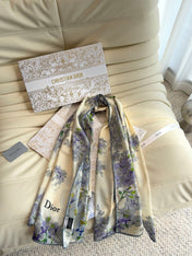 DIOR 26S SCARF 140 IN CASHMERE AND SILK 513570
