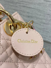 LADY MINI BAG 17 IN LIGHT PINK LAMBSKIN