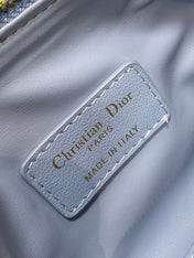 GROOVE MINI 17 BAG IN LIGHT BLUE LAMBSKIN