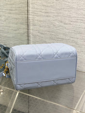 GROOVE 25 BAG IN LIGHT BLUE LAMBSKIN