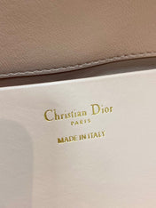 DIOR 25S ALWAYS BAG 22 IN LIGHT PINK MACROCANNAGE CALFSKIN GOLD HARDWRE