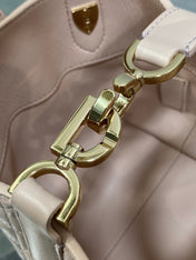 DIOR 25S ALWAYS MINI BAG 13 IN LIGHT PINK MACROCANNAGE CALFSKIN GOLD HARDWRE