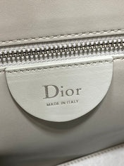 DIOR 26S MEDIUM BAG 31 IN GREY SUEDE