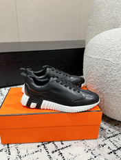 BOUNCING SNEAKER IN BLACK CALFSKIN