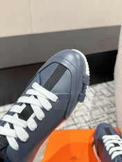 BOUNCING SNEAKER IN SPACE BLUE CALFSKIN