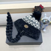BEANIE HAT IN COLORFUL WOOL 400957