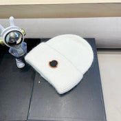 BEANIE HAT IN WHITE WOOL 438126
