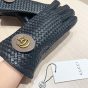 COUPLE GLOVES IN BLACK LAMBSKIN 439093