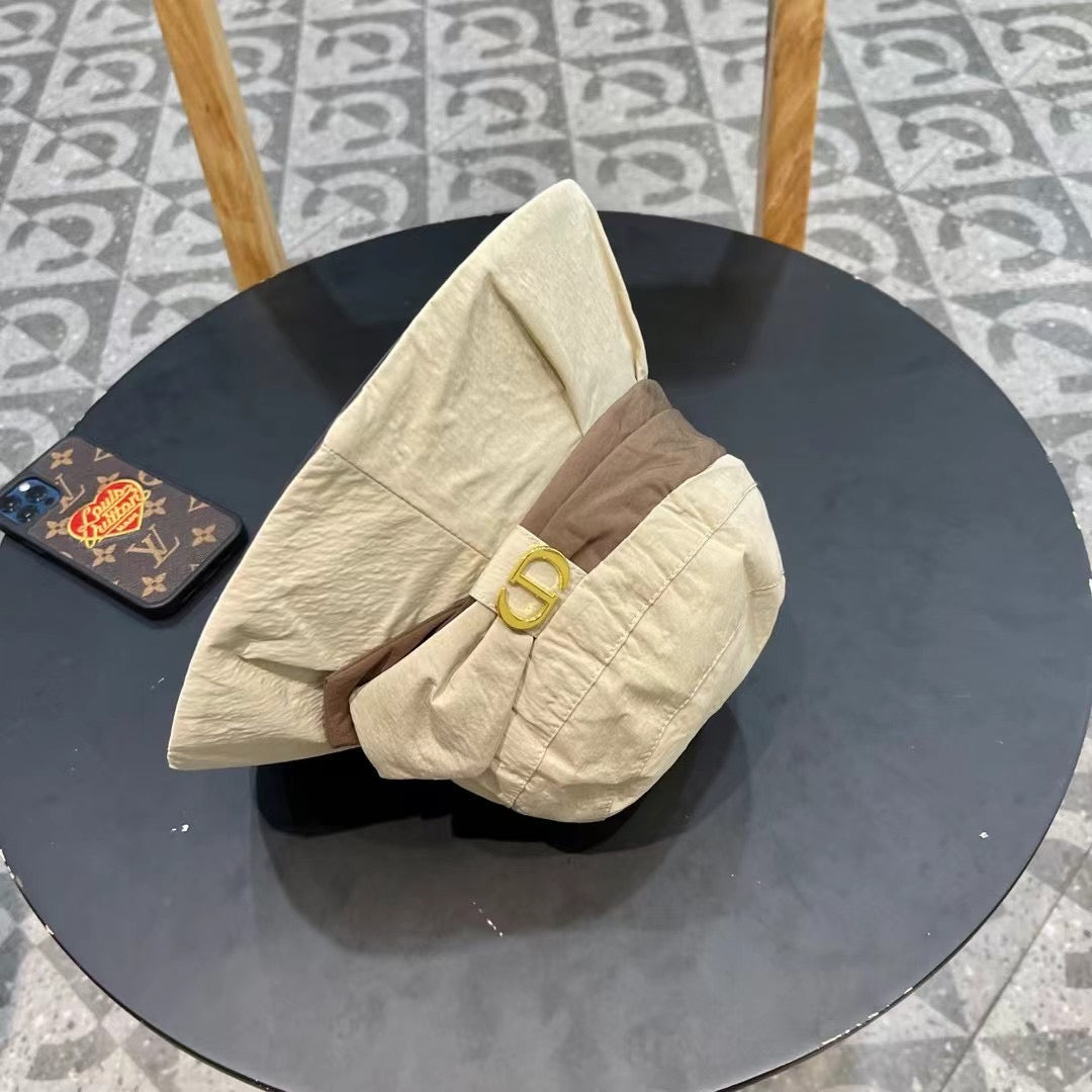 DIOR 26S LOGO BOW BUCKET HAT STYLE 38