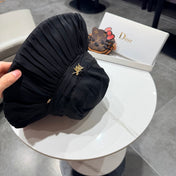 DIOR 26S PLEATED WIDE-BRIM BUCKET HAT STYLE 13