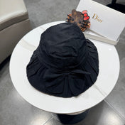 DIOR 26S PLEATED WIDE-BRIM BUCKET HAT STYLE 13