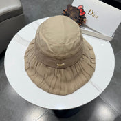DIOR 26S PLEATED WIDE-BRIM BUCKET HAT STYLE 11