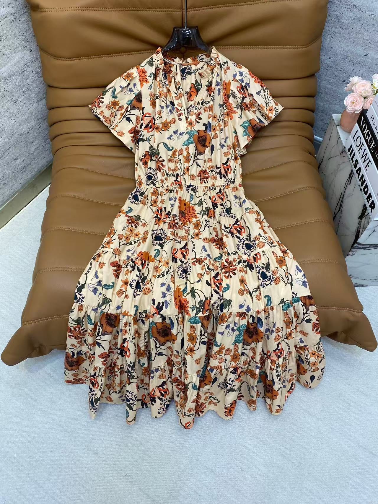CHANEL 26S PATTERNED DRESS 1474