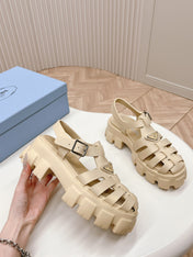Pra Rubber Monolith Sandals 55 Beige