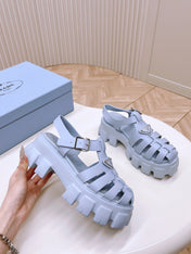 Pra Rubber Monolith Sandals 55 Baby Blue