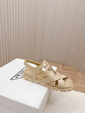 Pra Interwoven Straps Sandals 30 Beige