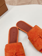 LP SUMMER CHARMS SANDALS IN ORANGE SUEDE