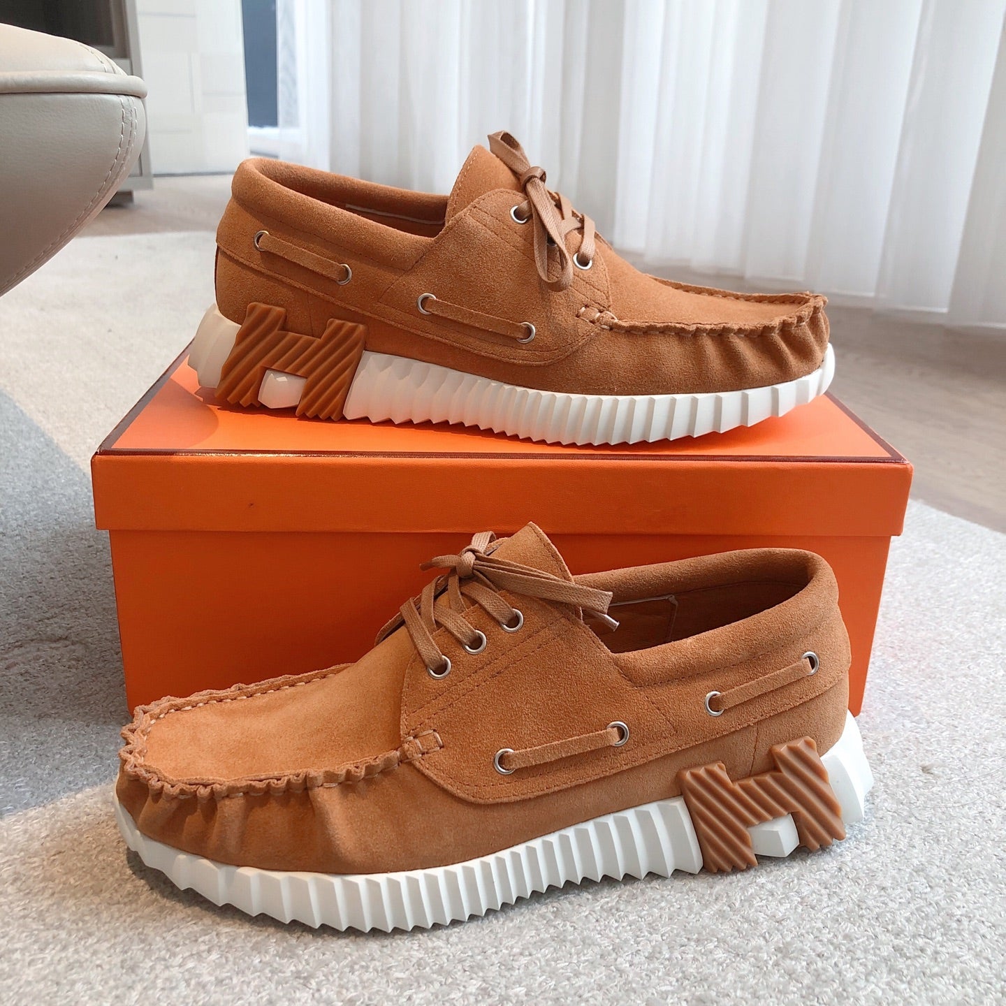 KETCH SNEAKER IN BRONZE BROWN SUEDE