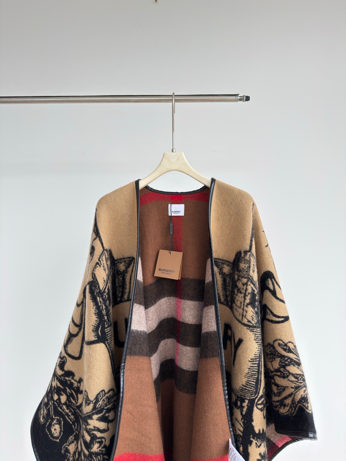 BURBERRY 25S PLAID KNITTED SCARF 146