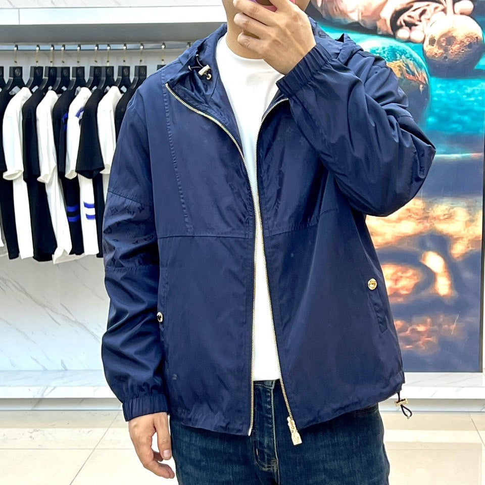 LV MONOGRAM WINDBREAKER NAVY BLUE 238896