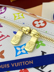 NICE BB 20 IN MULTICOLOR MONOGRAM CANVAS GOLD ZIPPER