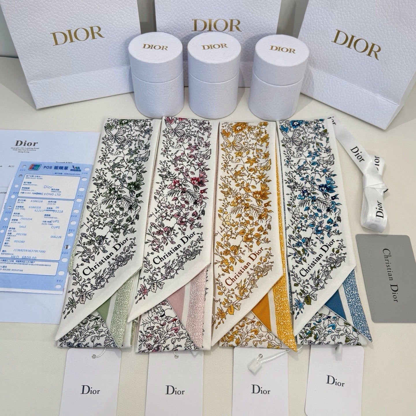 DIOR RIBBON IN SILK 591425